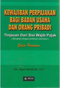 Image of Kewajiban perpajakan bagi badan usaha dan orang pribadi